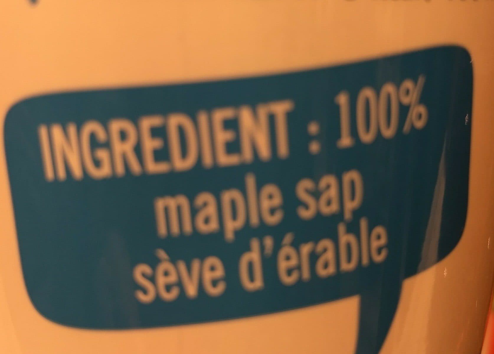 Open Food Facts Maple water packshot