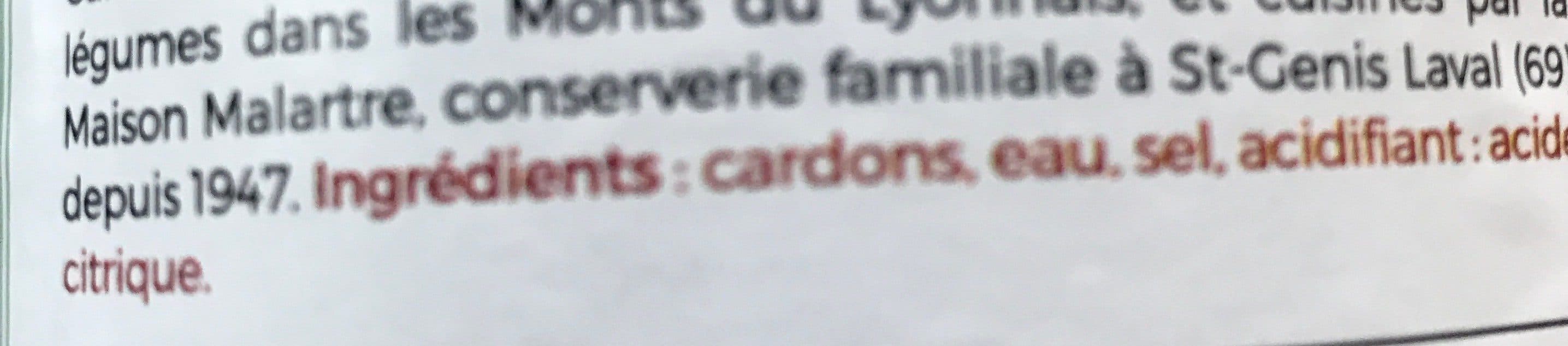 Open Food Facts Cardons lyonnais packshot