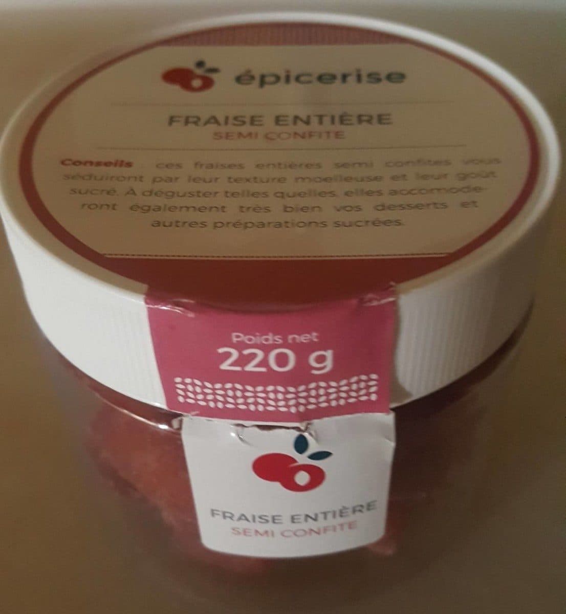 Epicerise Fraise entiere packshot