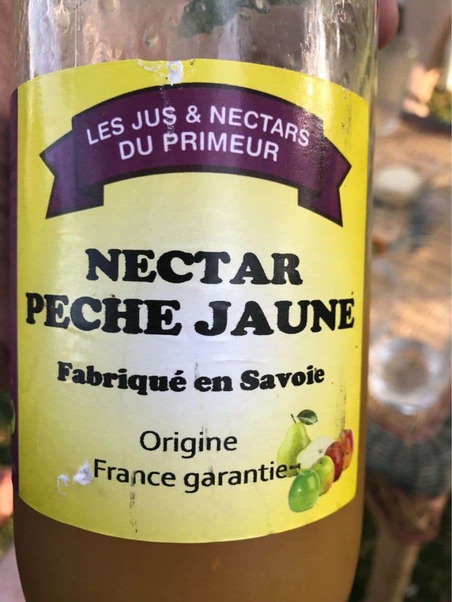 Les Jus & Nectars du Primeur Nectar Pêche Jaune packshot