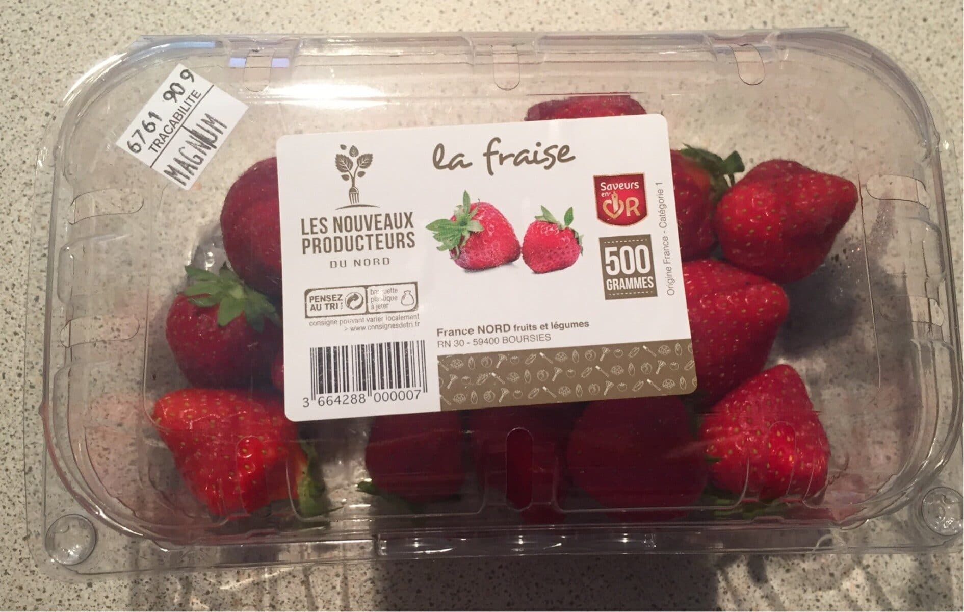Les Nouveaux Producteurs du Nord La fraise packshot