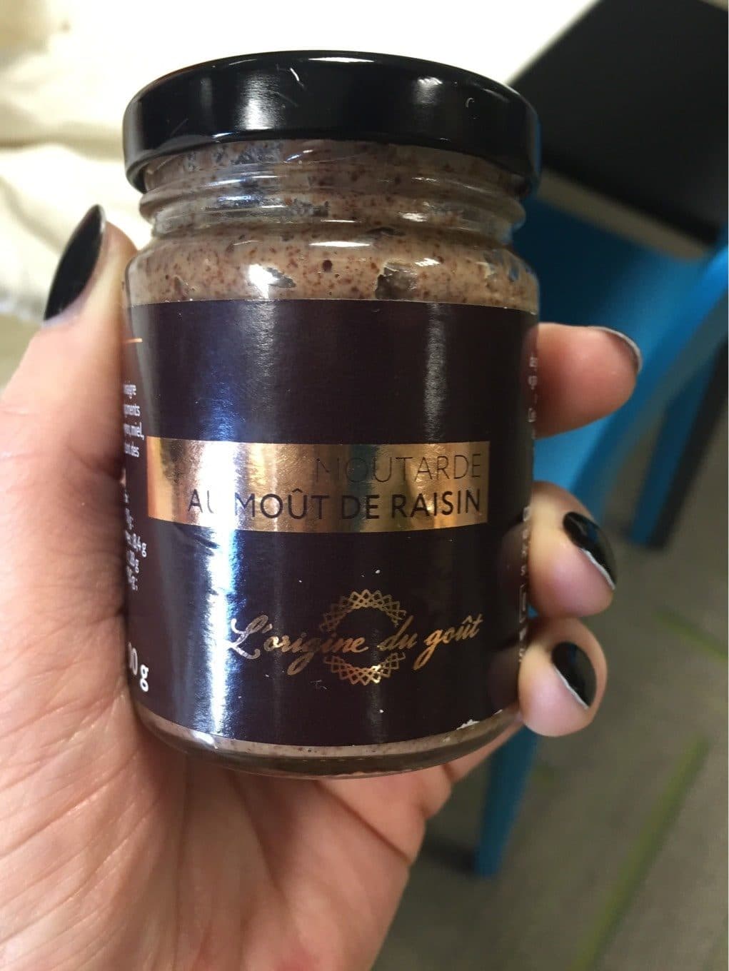 L'origine Du Goût Moutarde au moût de raisin packshot