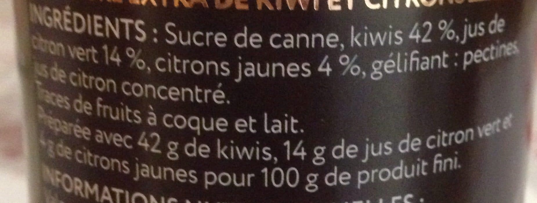 L'origine Du Goût Confiture Extra Kiwi et Citron packshot
