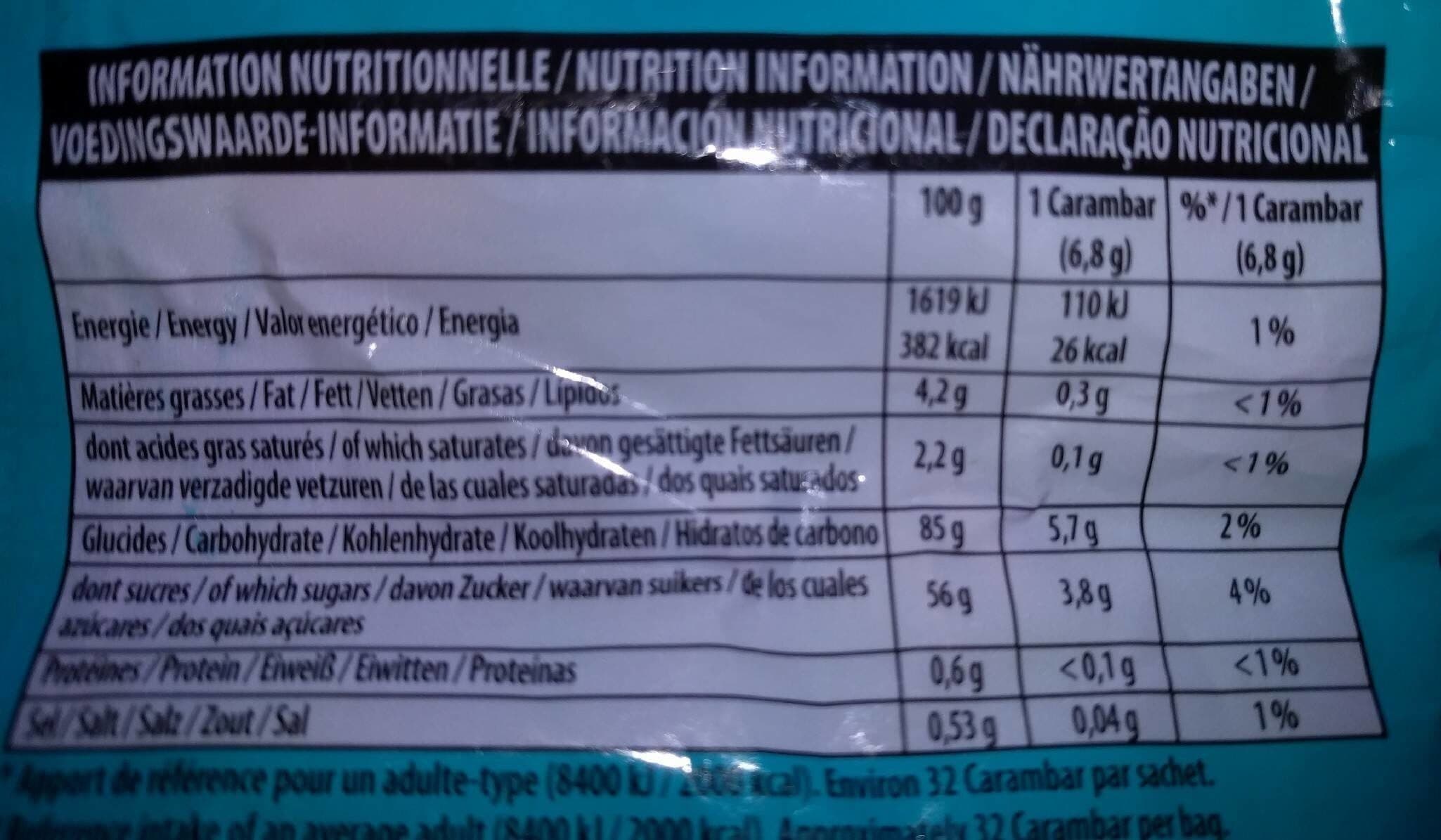 Carambar Carambar bleu packshot