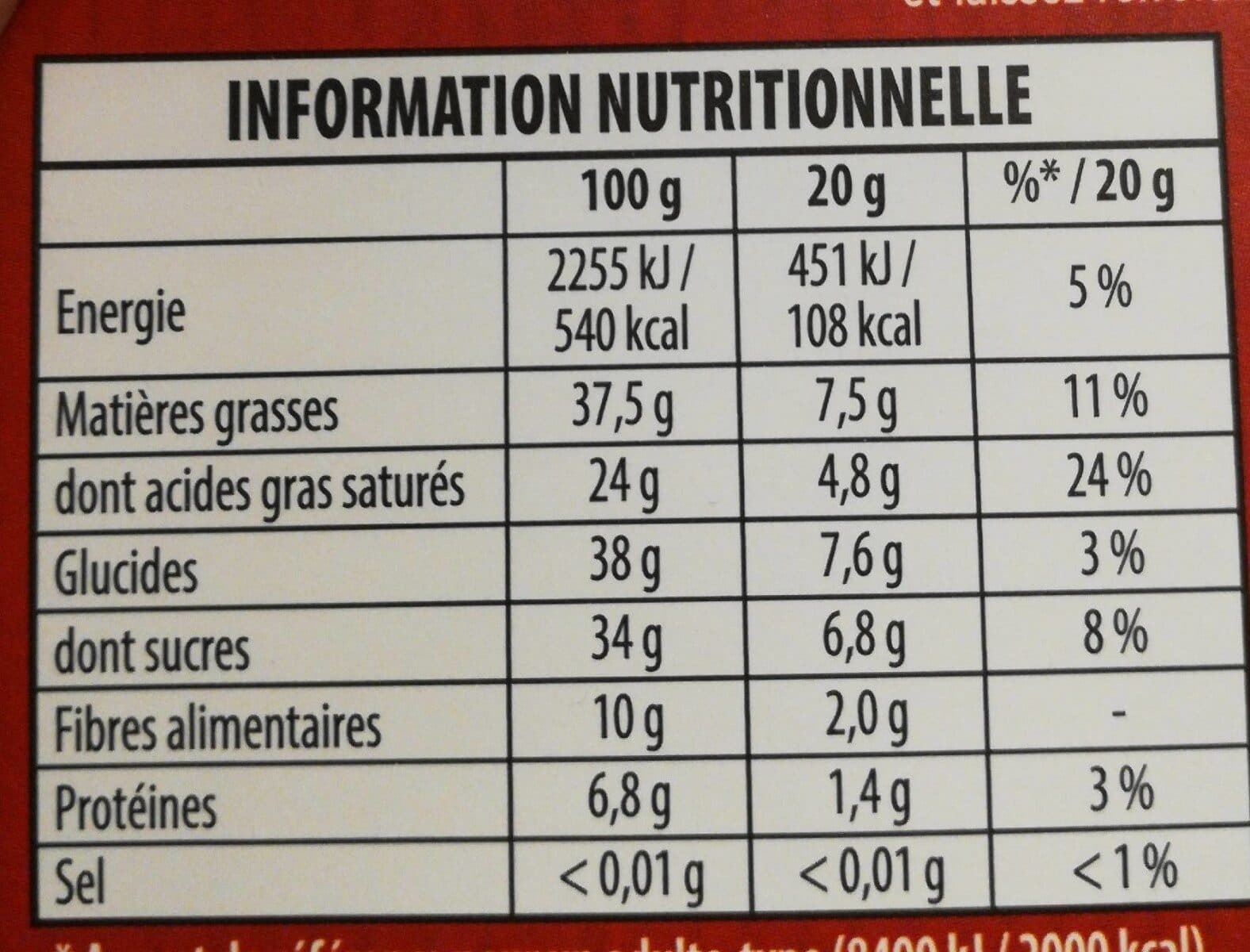 Poulain Dessert facile noir extra corsé packshot