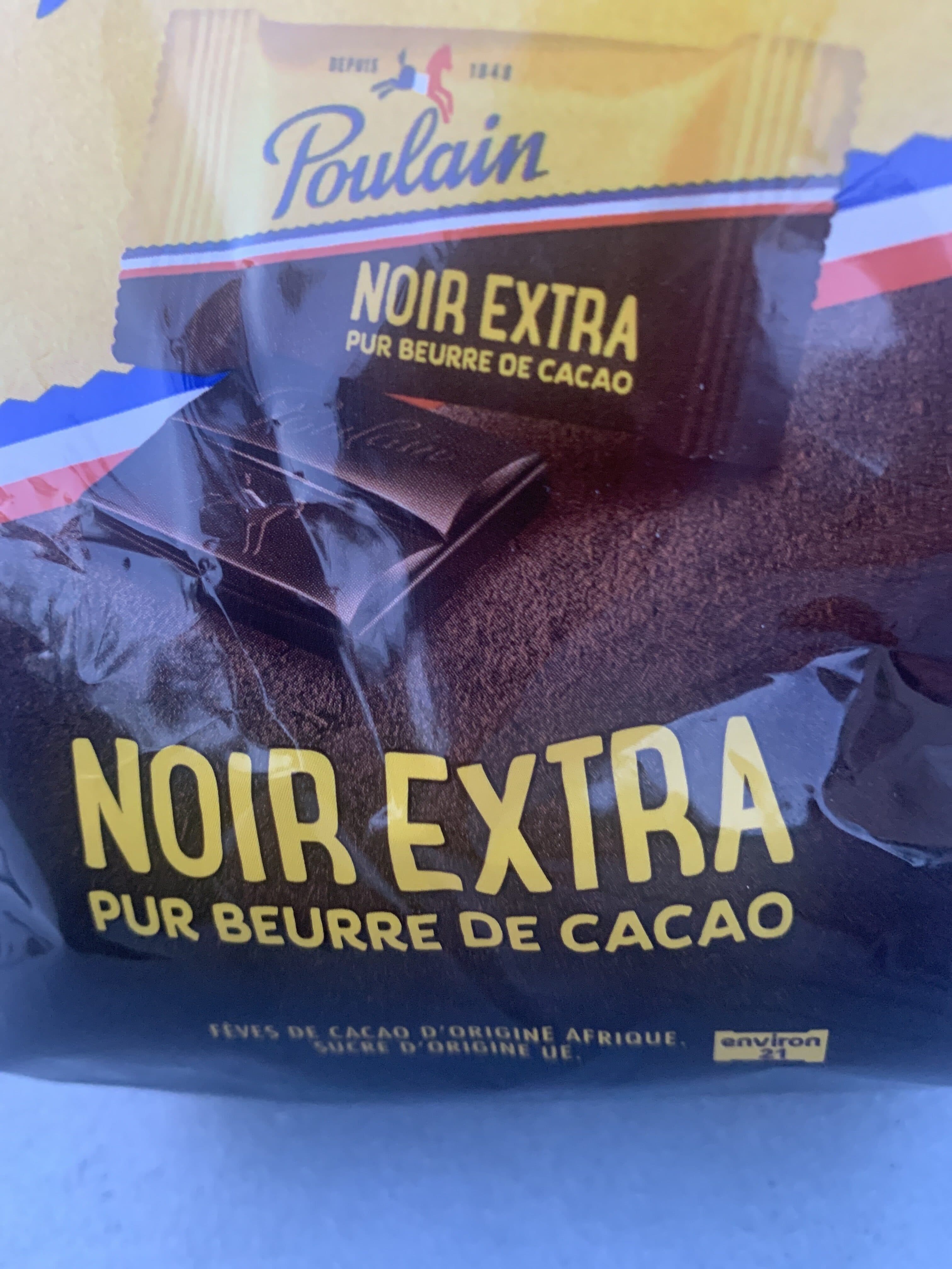 Poulain Noir Extra pur beurre de cacao packshot