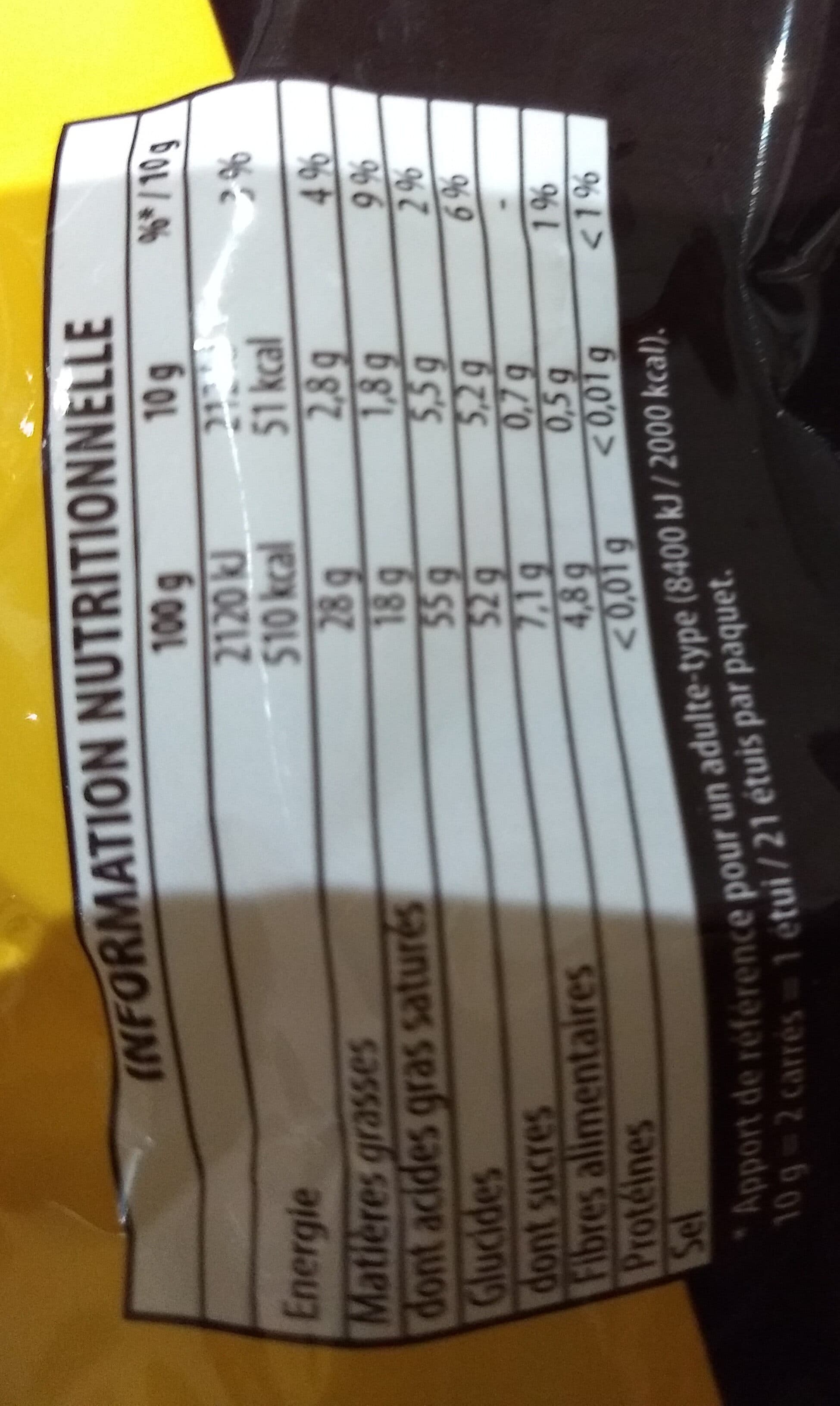 Poulain Noir Extra pur beurre de cacao packshot