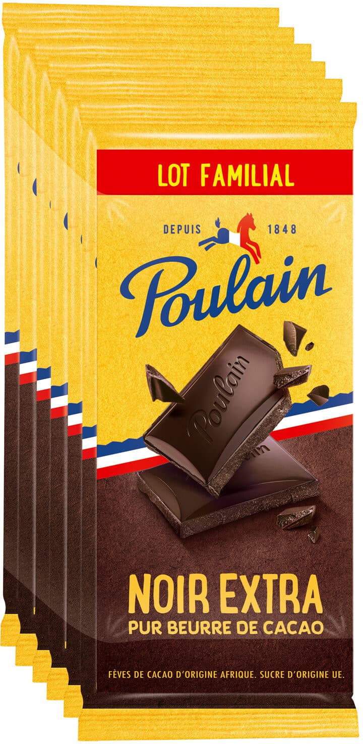 Poulain Chocolat noir packshot