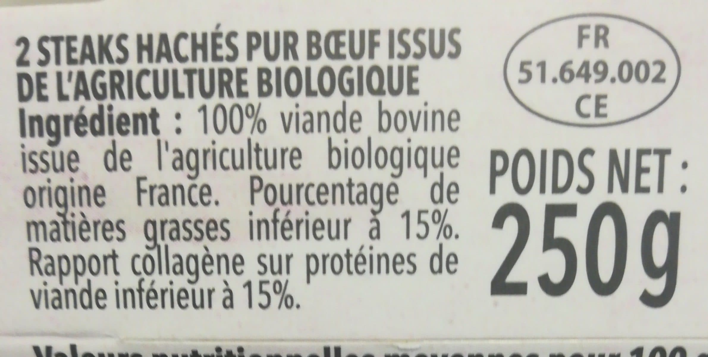 Open Food Facts Steak haché packshot