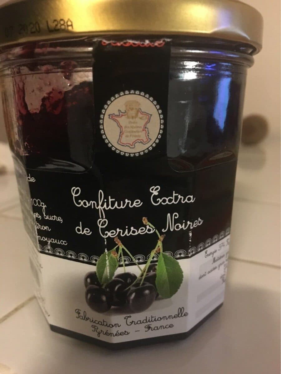 MAISON JOUGLA Confiture extra de cerises noires packshot
