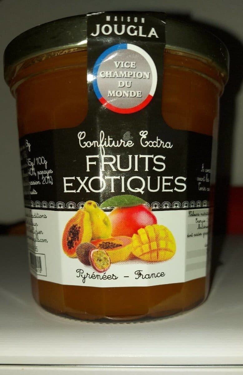 Les délices de Pascale Confiture extra de fruits exotiques packshot