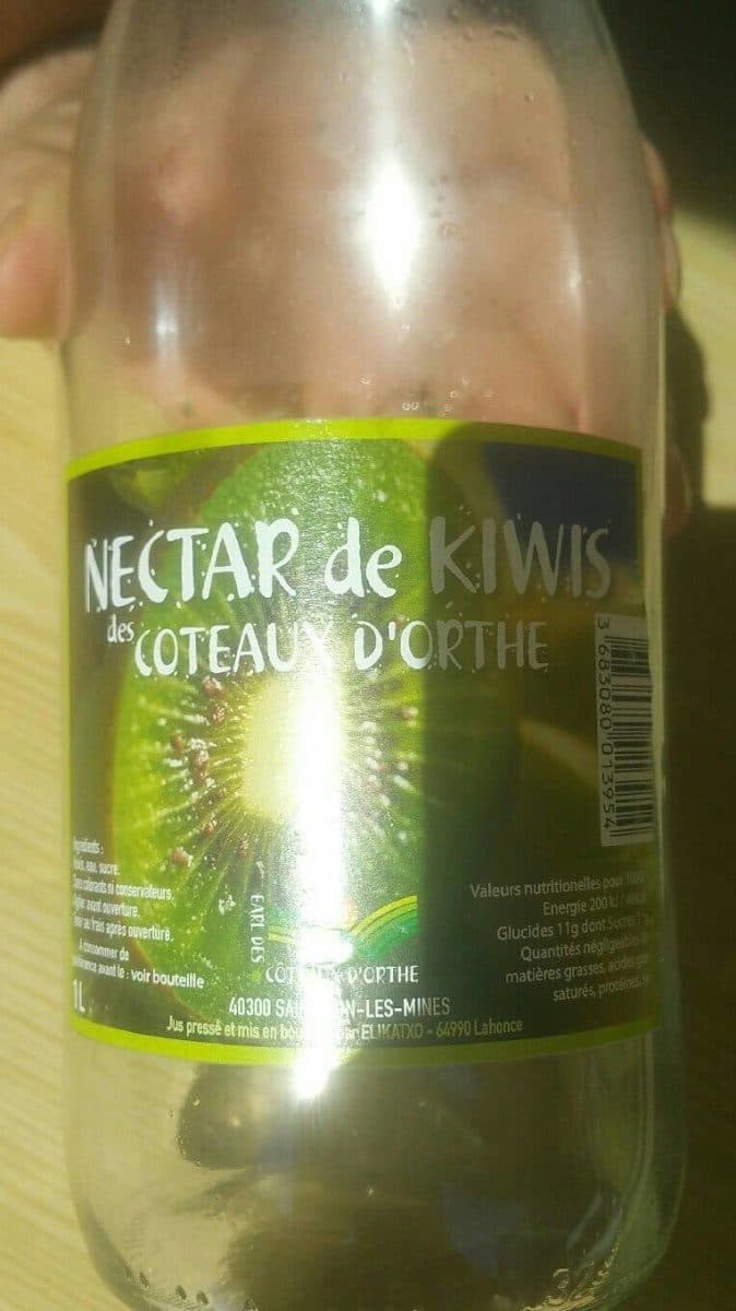 Open Food Facts nectar de kiwis packshot