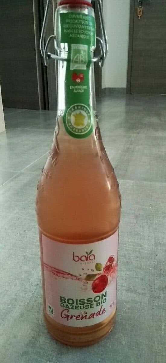 Baïa Organic Boisson gazeuse Bio à la grenade packshot
