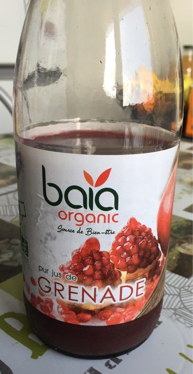 Baia Organic Jus de grenade packshot