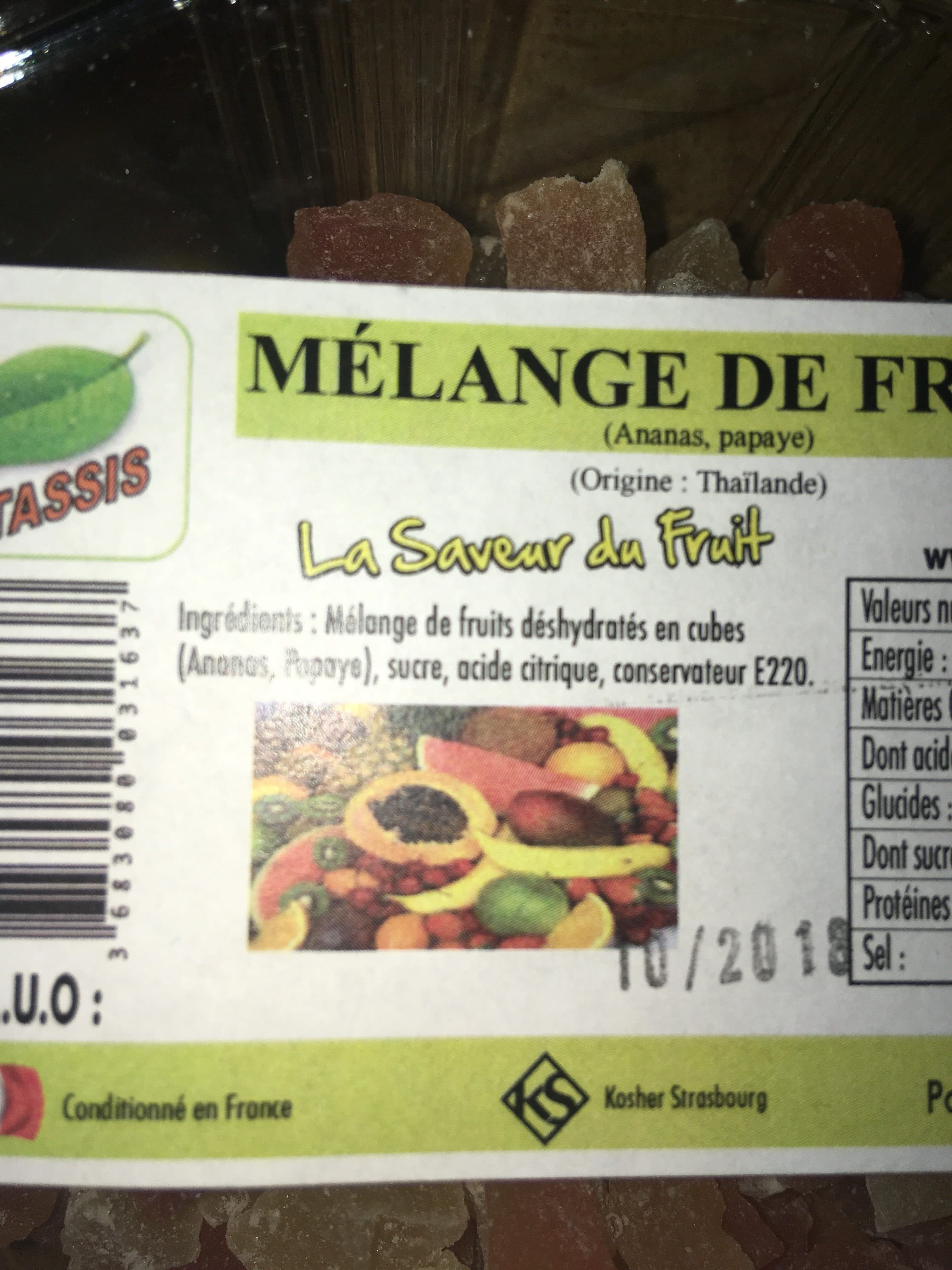 Tassis Mélange de fruits packshot