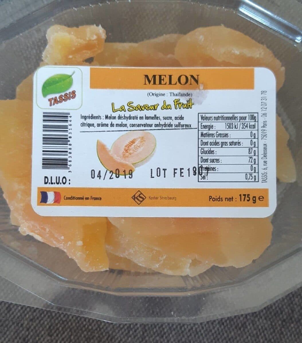 Open Food Facts Melon déshydraté packshot