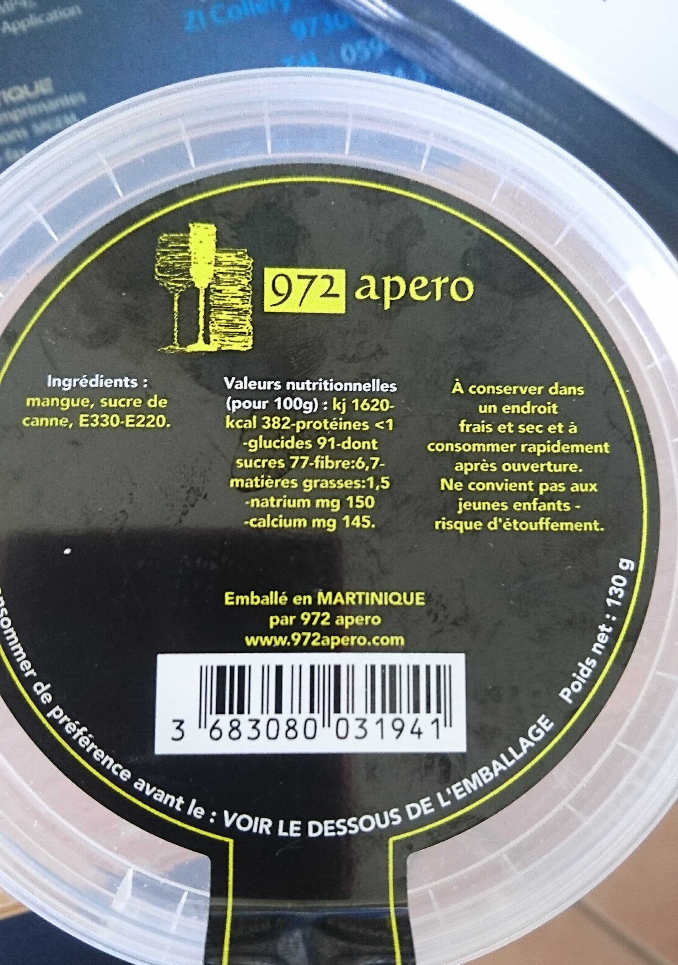 Open Food Facts 972 apero packshot