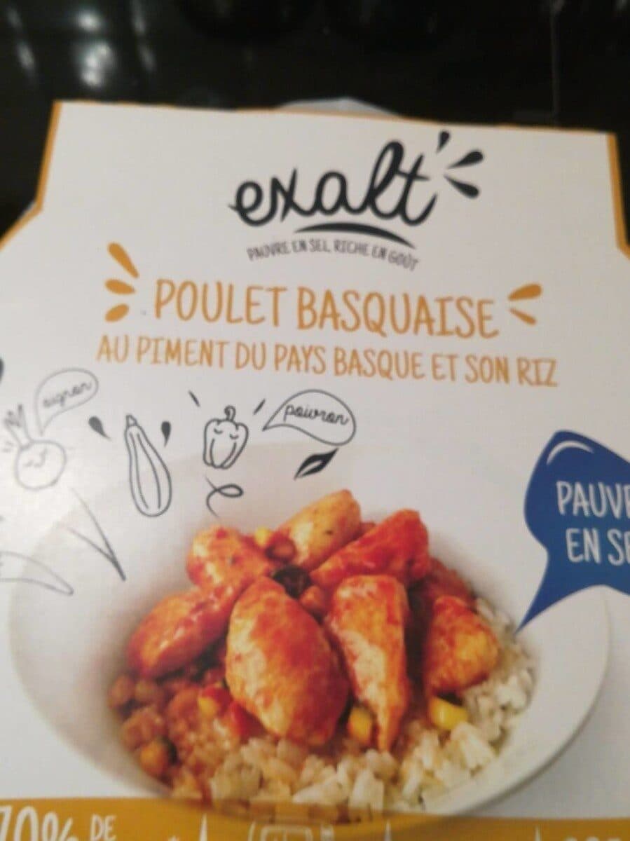 Exalt Poulet Basquaise au piment du Pays Basque et son riz packshot
