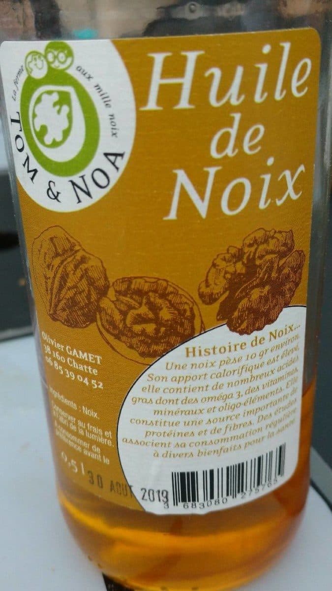 Tom & Noa Huile de noix packshot