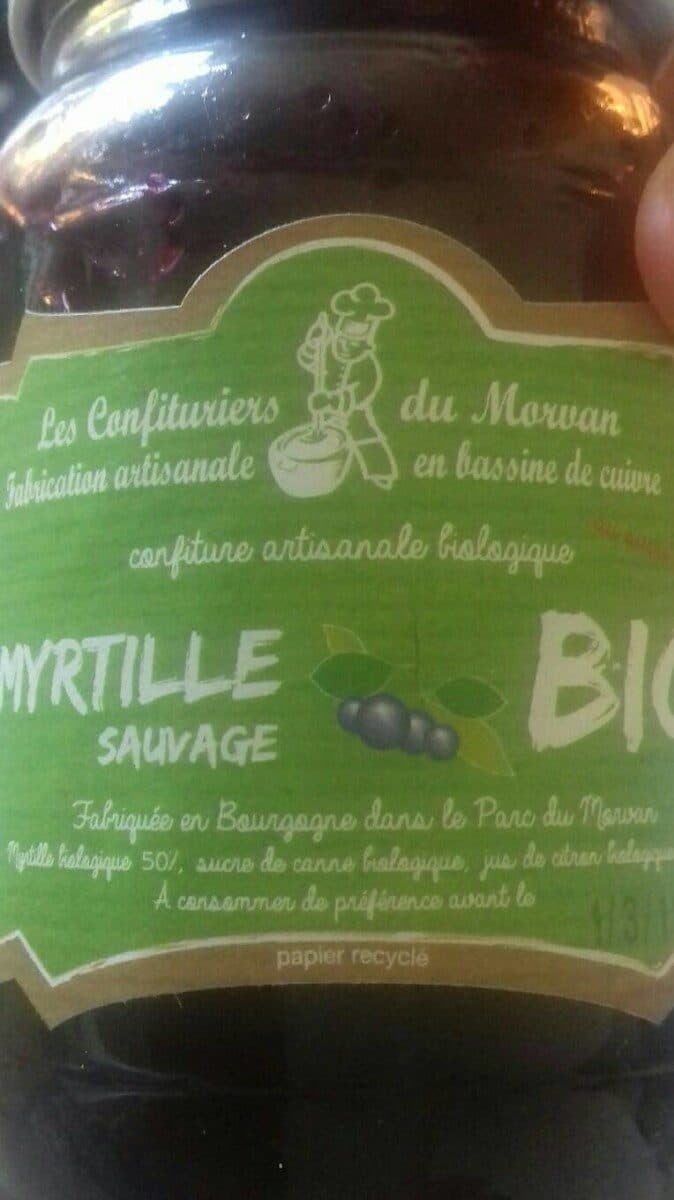 Open Food Facts Confiture myrtille sauvage packshot