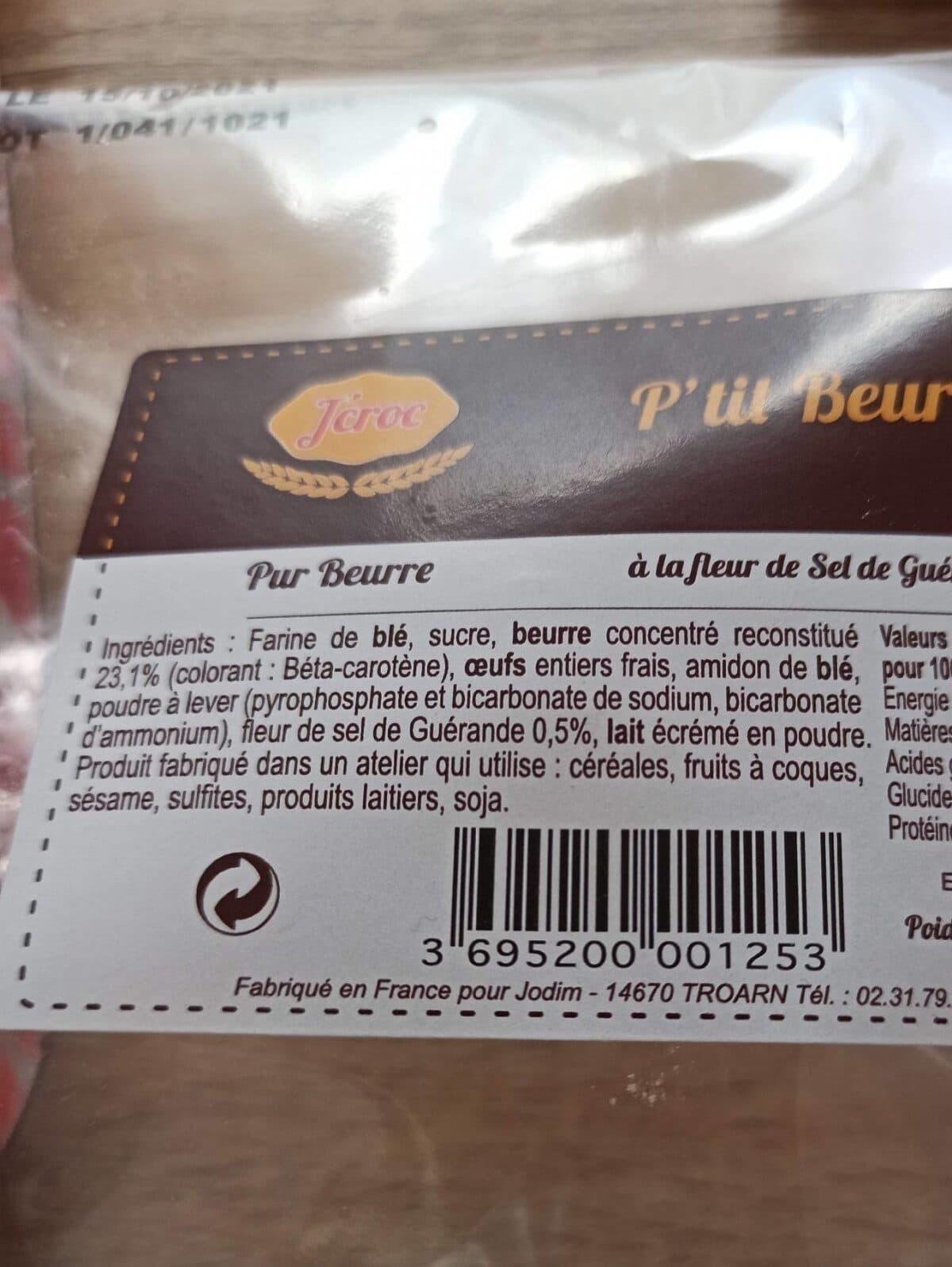 J'croc P'tit beurre packshot