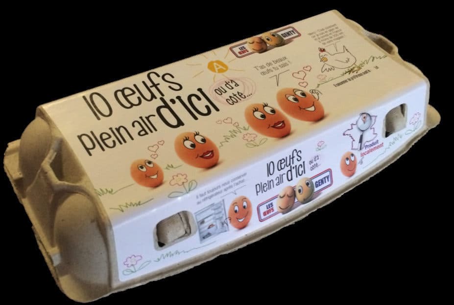 Les Oeufs Genty 10 Oeufs Plein Air d'Ici packshot