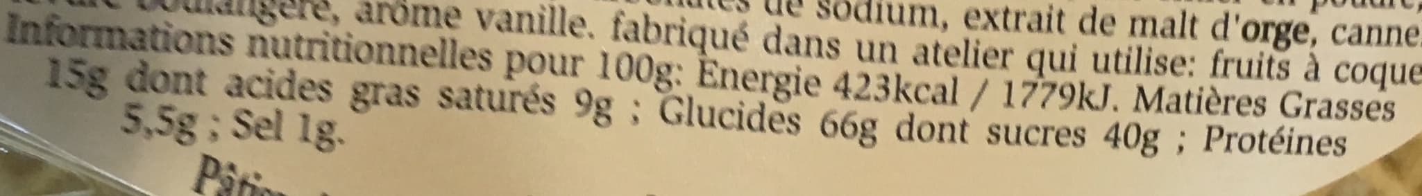 Pâtisserie des Flandres Gaufres fourrées pur beurre vergeoise packshot