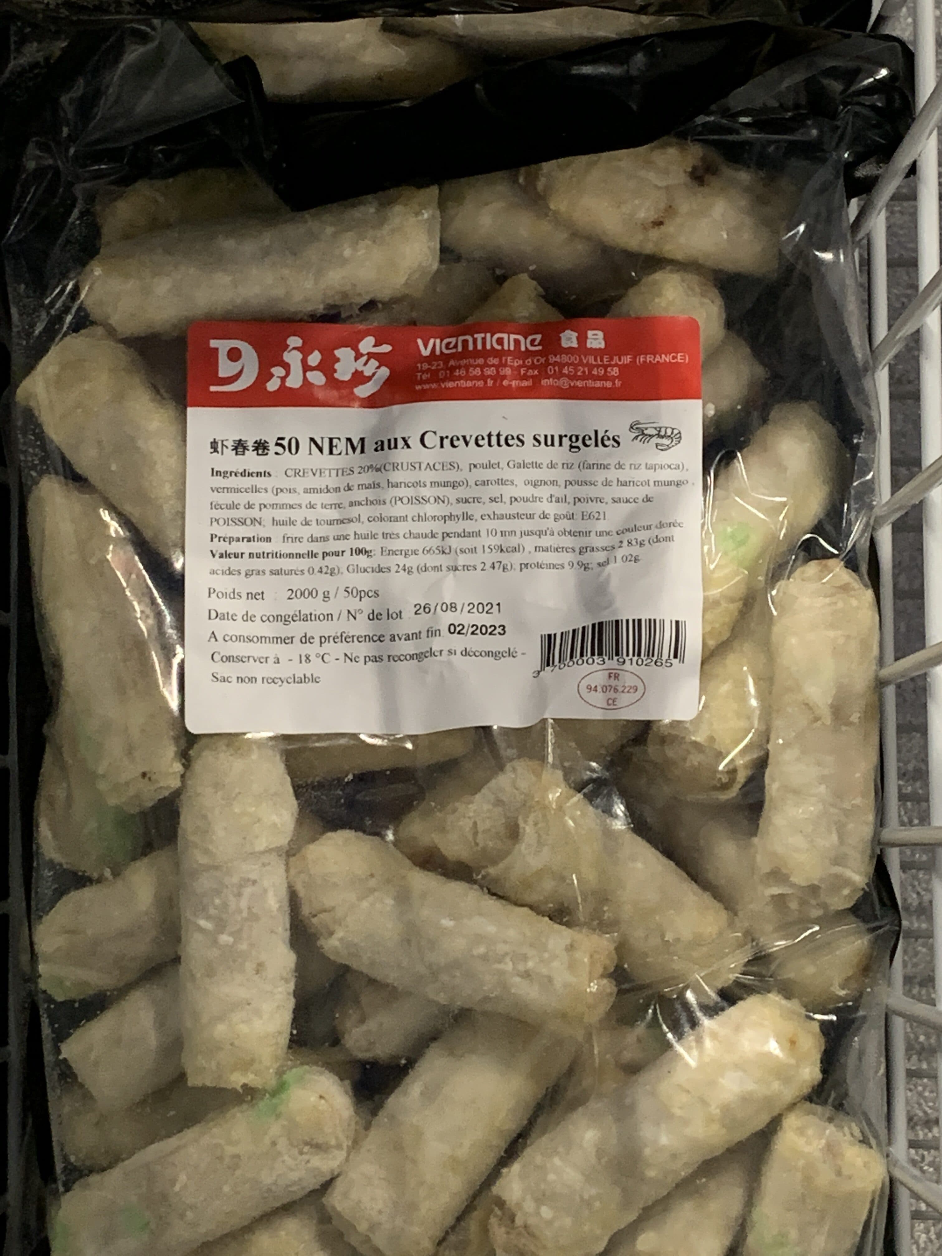 Vientiane Nem aux crevettes packshot