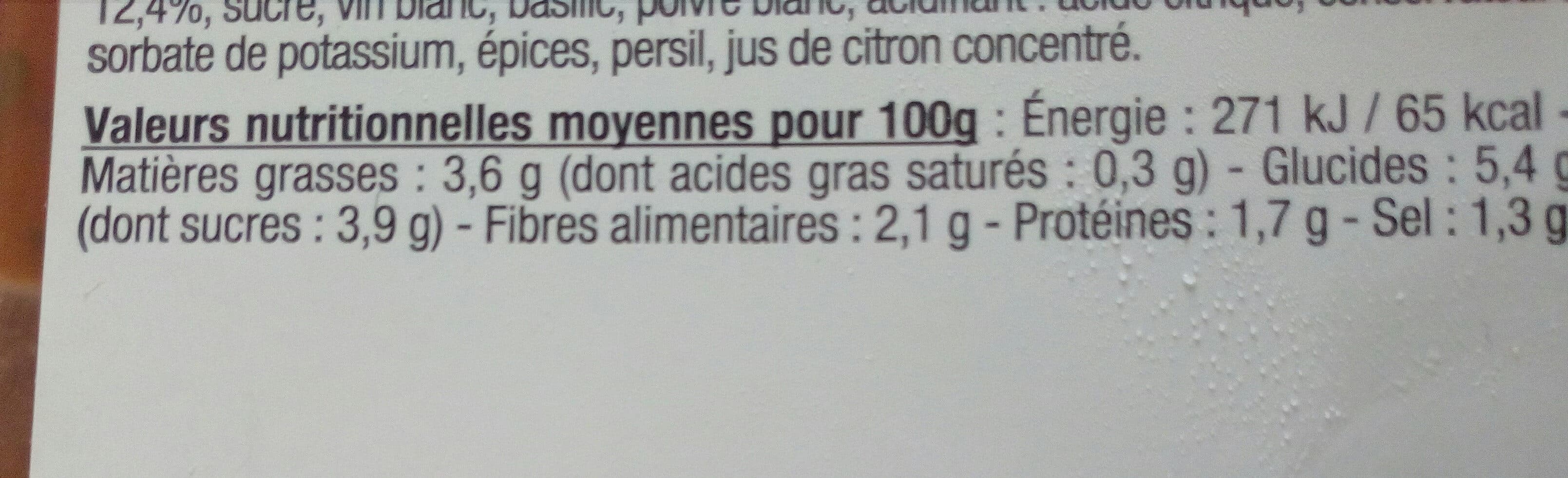 Les mousquetaires 300G Champignon a La Grecque Mix Buffet packshot