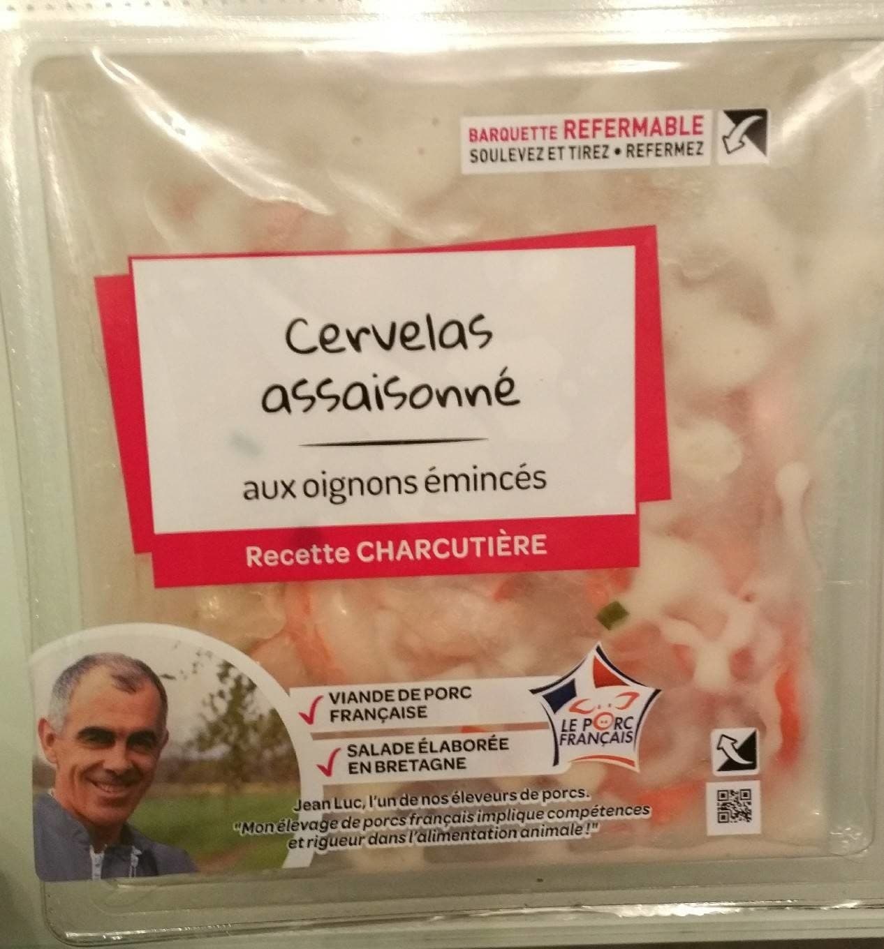 Marque Distributeur Carrefour Traîteur Cervelas assaisonné packshot