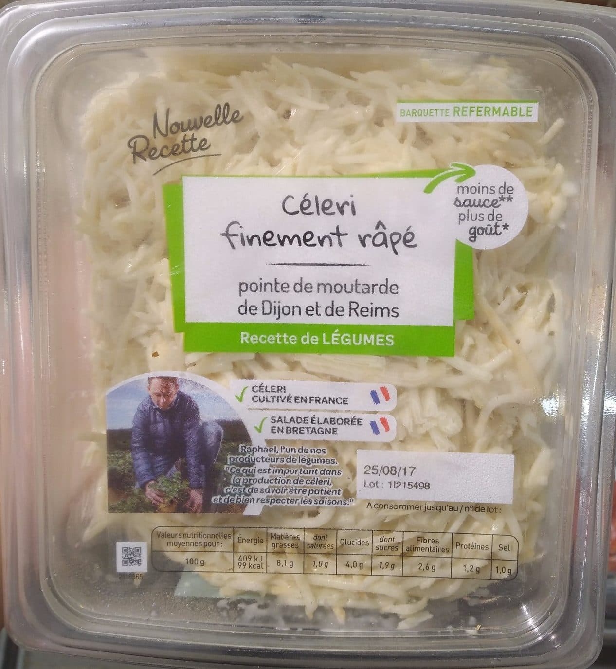 Mix Buffet Céleri finement râpé packshot