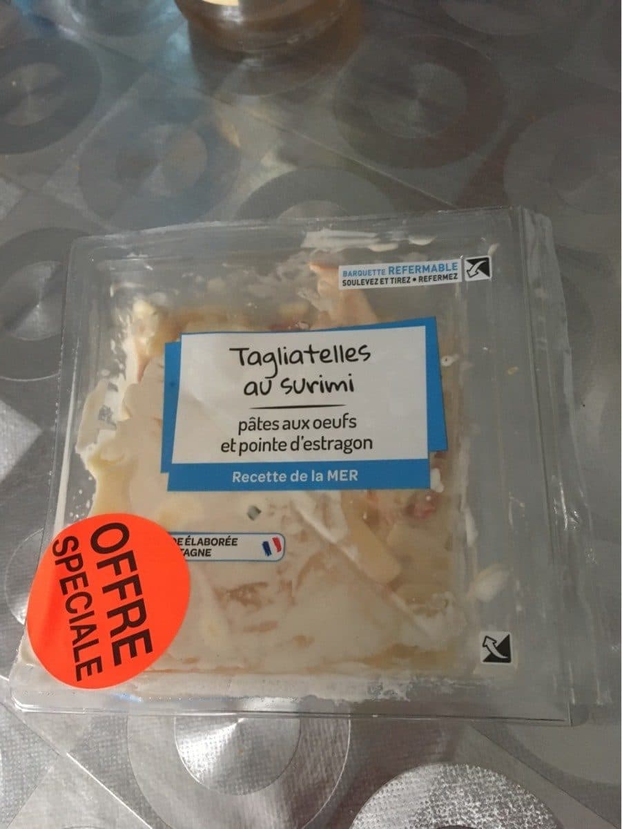 Open Food Facts Tagliatelles au surimi packshot