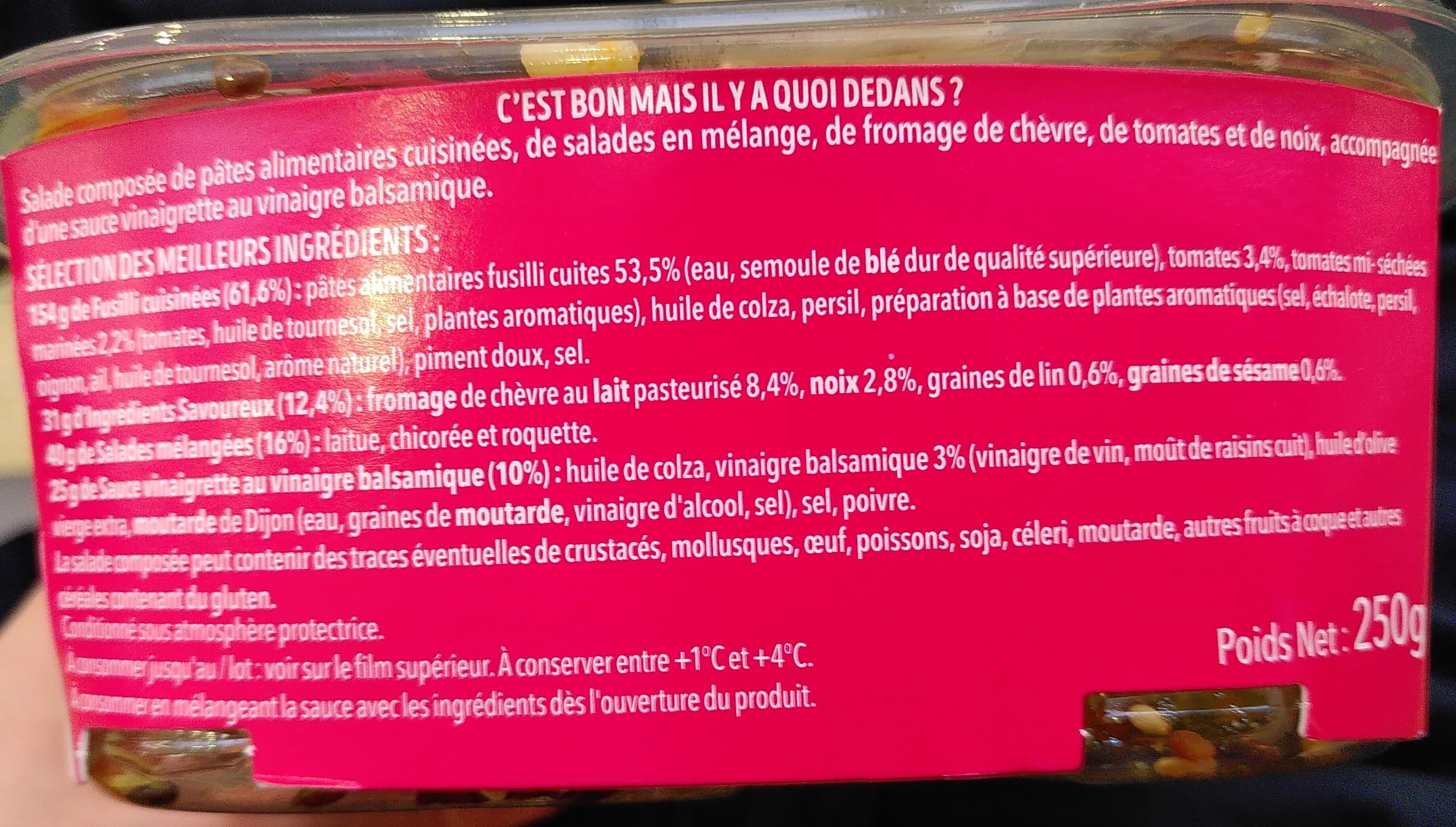 Mix buffet Salade Snacking Bol Chèvre 250g MIX packshot