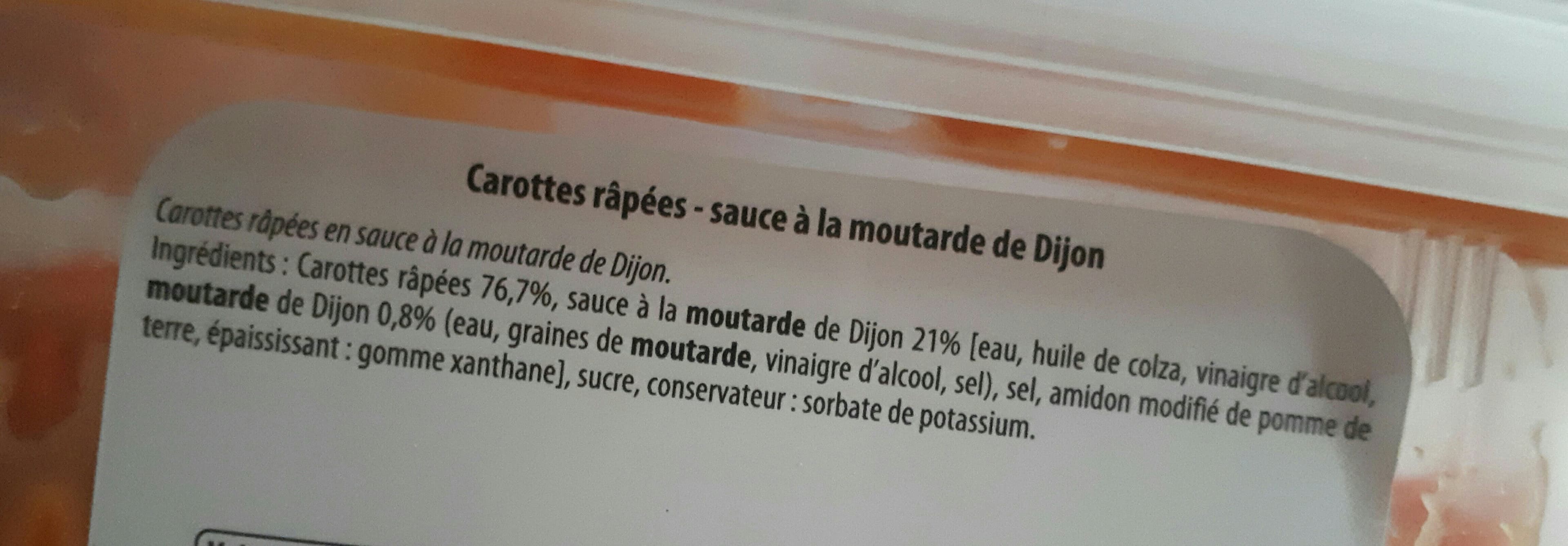 Mix Buffet Carottes râpées sauce à la moutarde de Dijon packshot