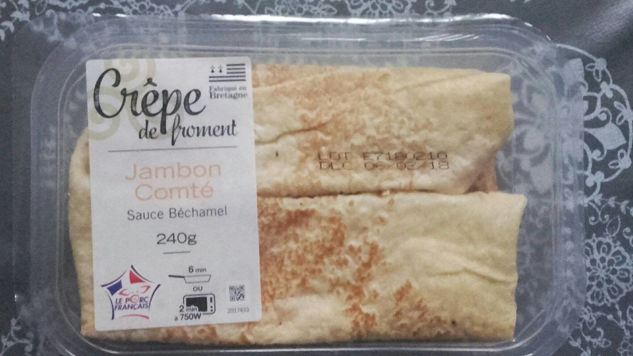 DLB Traiteur Crêpes de froment jambon comté packshot