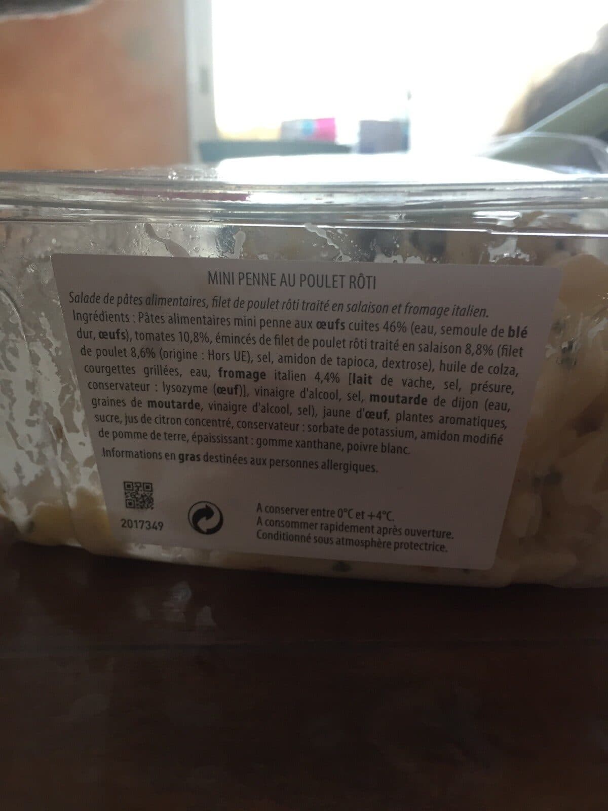 Mix Buffet Mini Penne Poulet packshot