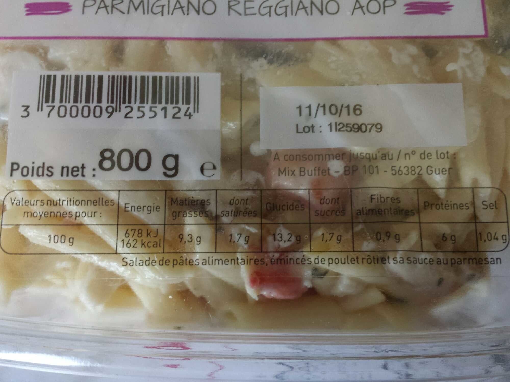 Mix Buffet Mini Penne Poulet packshot