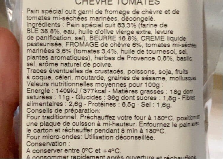 Mix Buffet Mini-préfou Chèvre tomates basilic packshot
