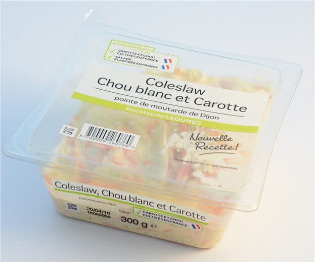 Open Food Facts Coleslaw Chou blanc et carotte packshot