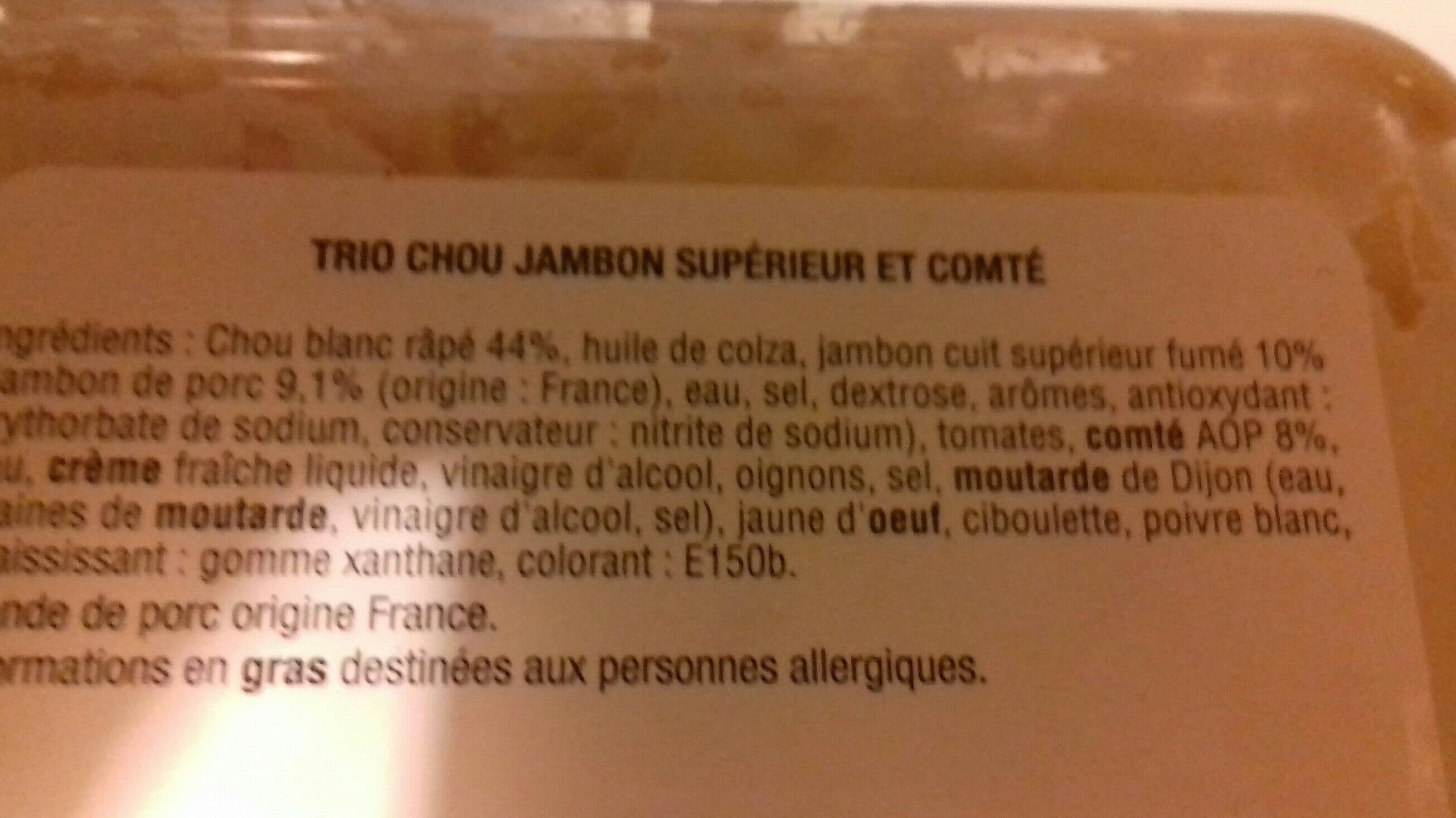 Le Porc Français Trio chou jambon supérieure packshot