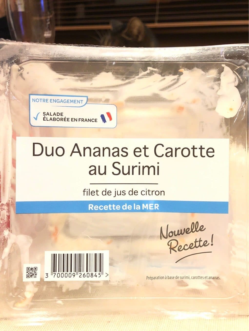Recette De La Mer Duo ananas et carotte au surimi packshot