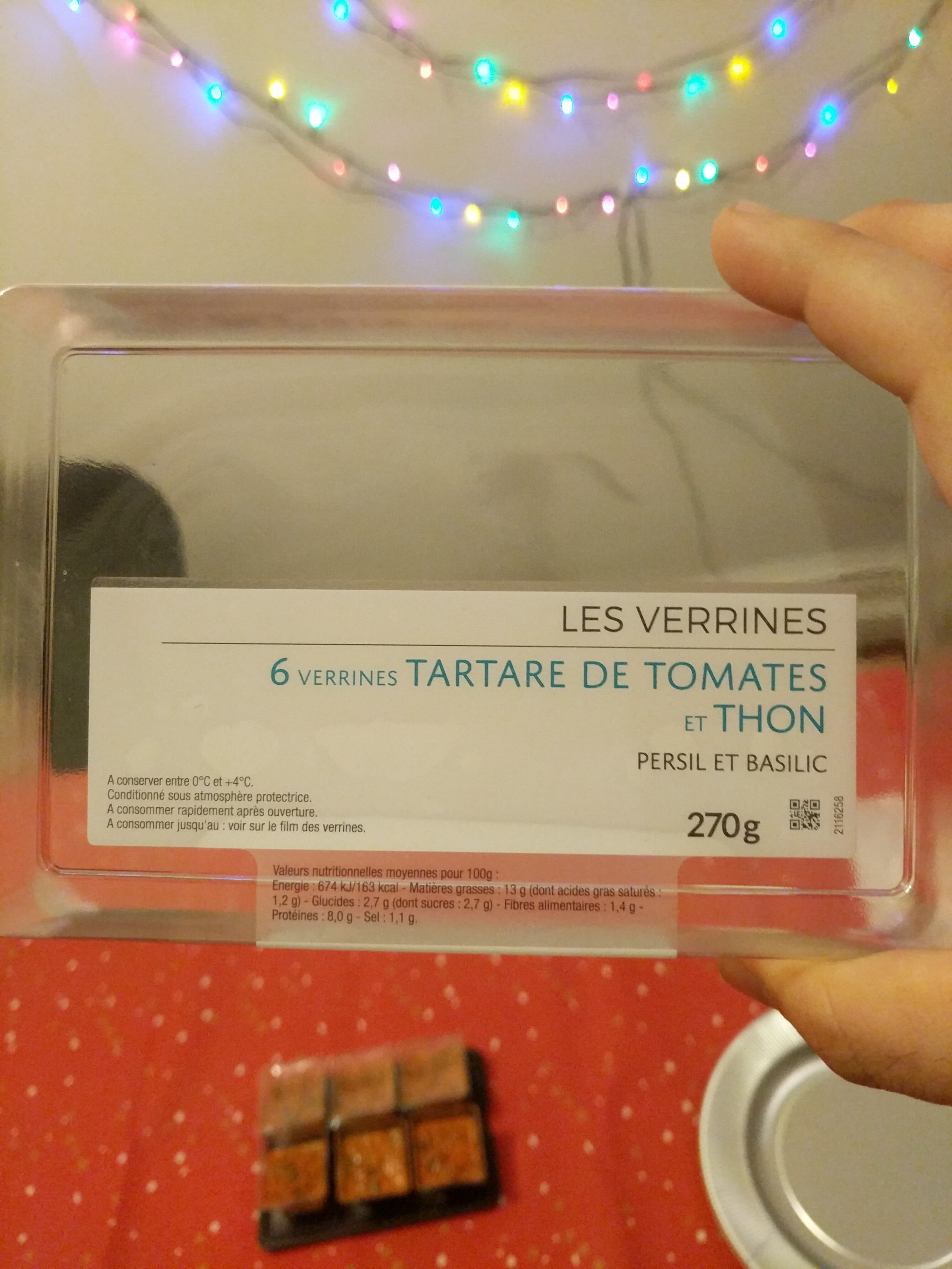 Mix Buffet 6 verrines tartare de tomates et thon packshot