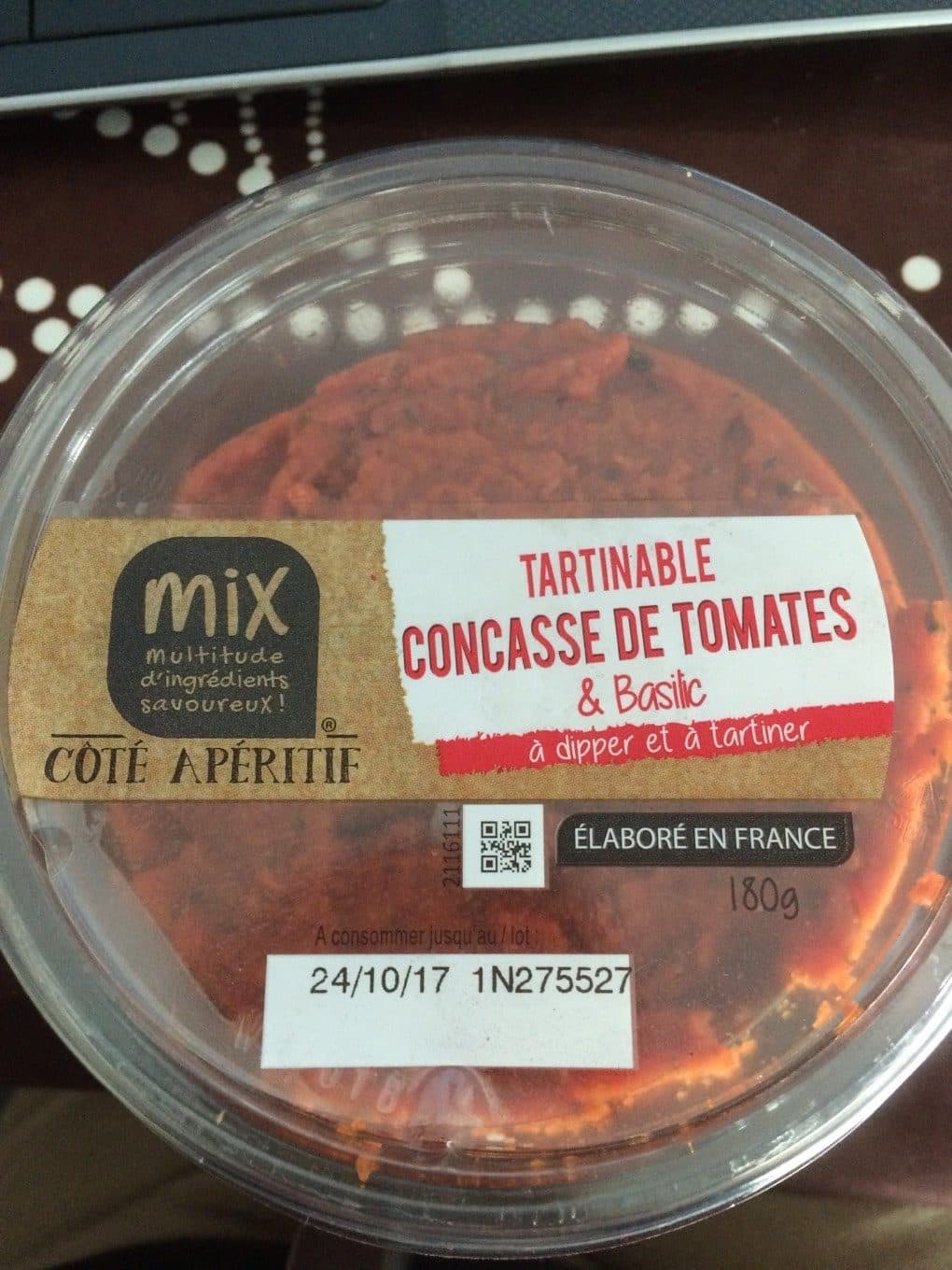 Mix Concasse de tomates et basilic packshot