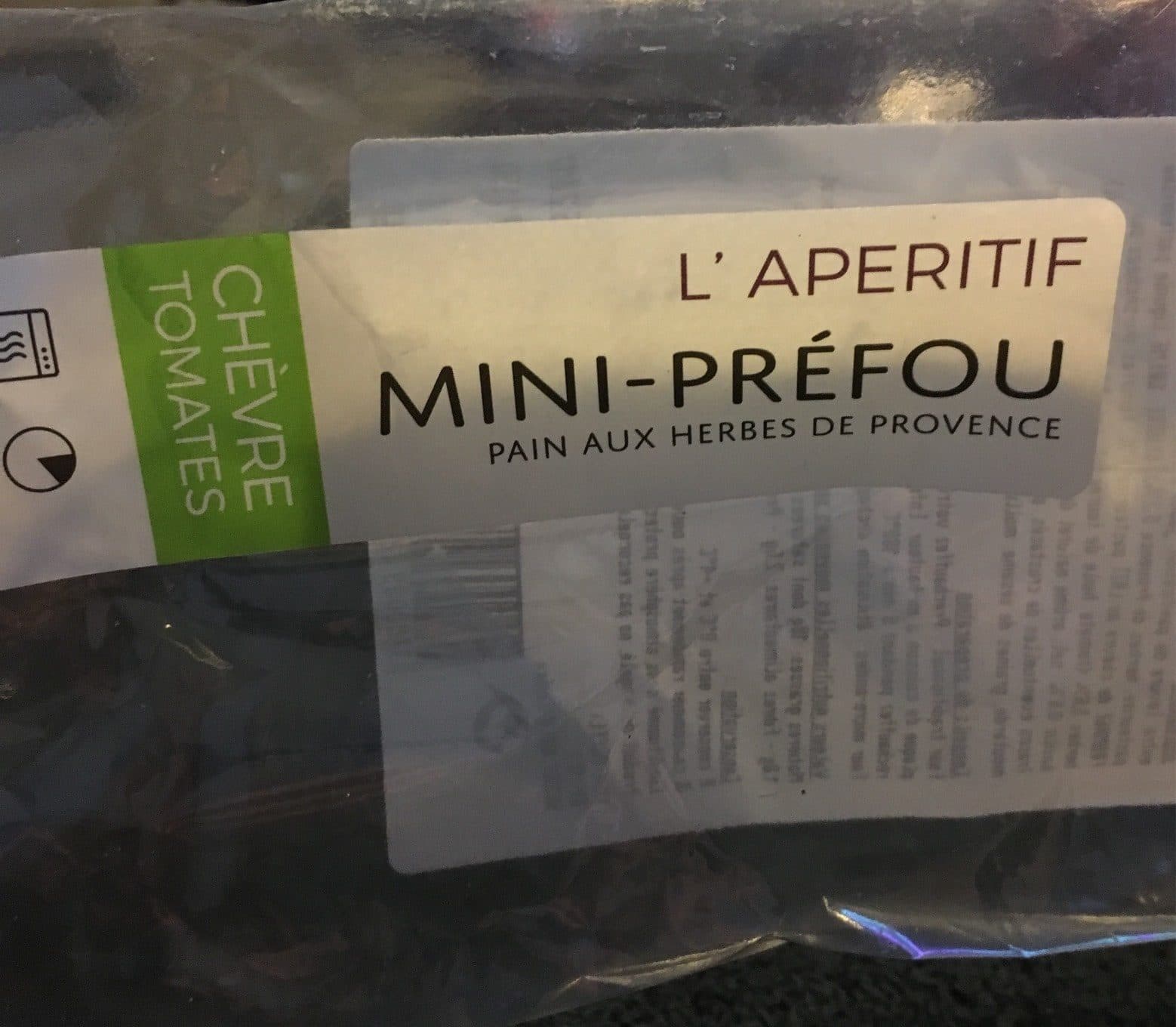 Monoprix Mini préfou chèvre tomates packshot