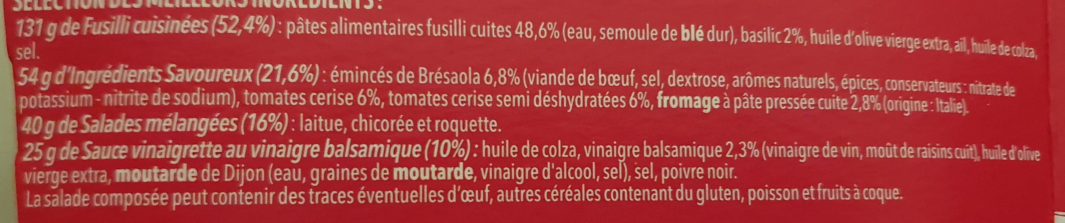 Mix buffet Salade Snacking Bol Bresaola 250g MIX packshot