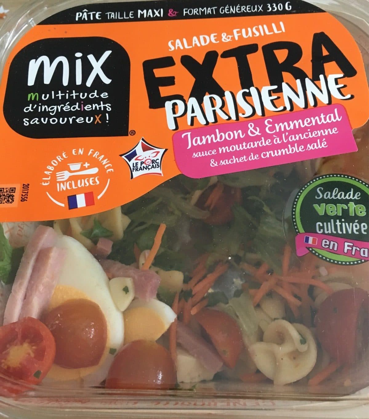 Mix buffet Salade et Serpentini Jambon Emmental packshot