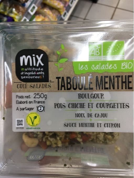 Mix Taboulé Menthe packshot