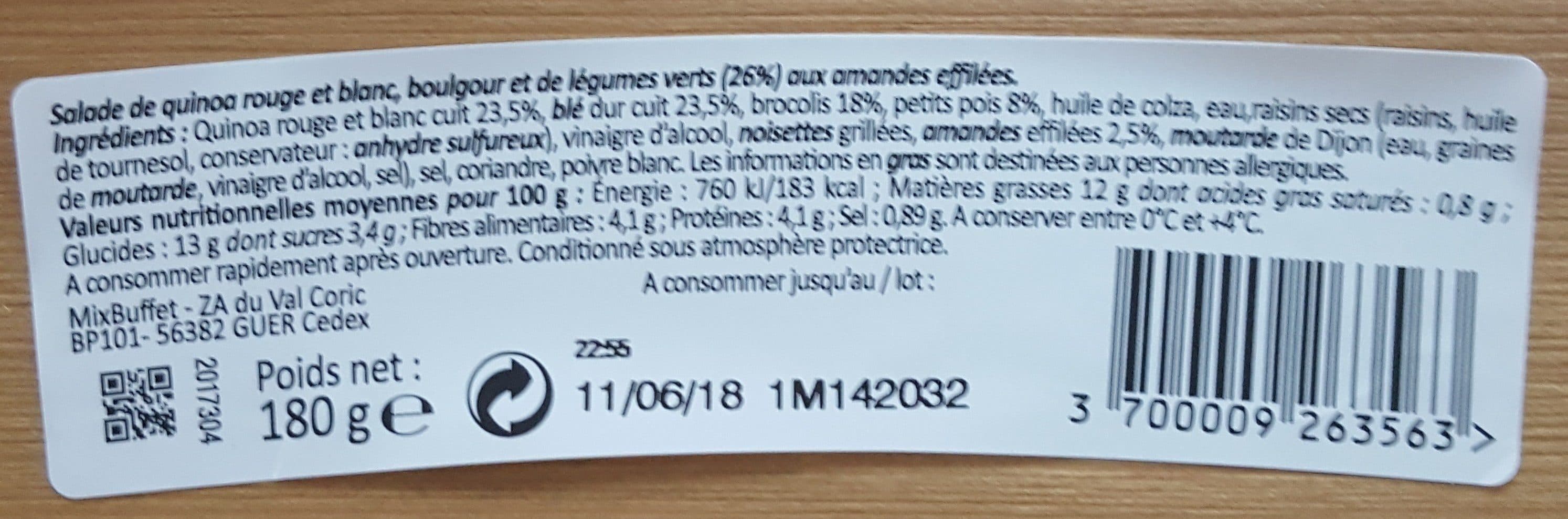 Open Food Facts Quinoa & boulgour packshot