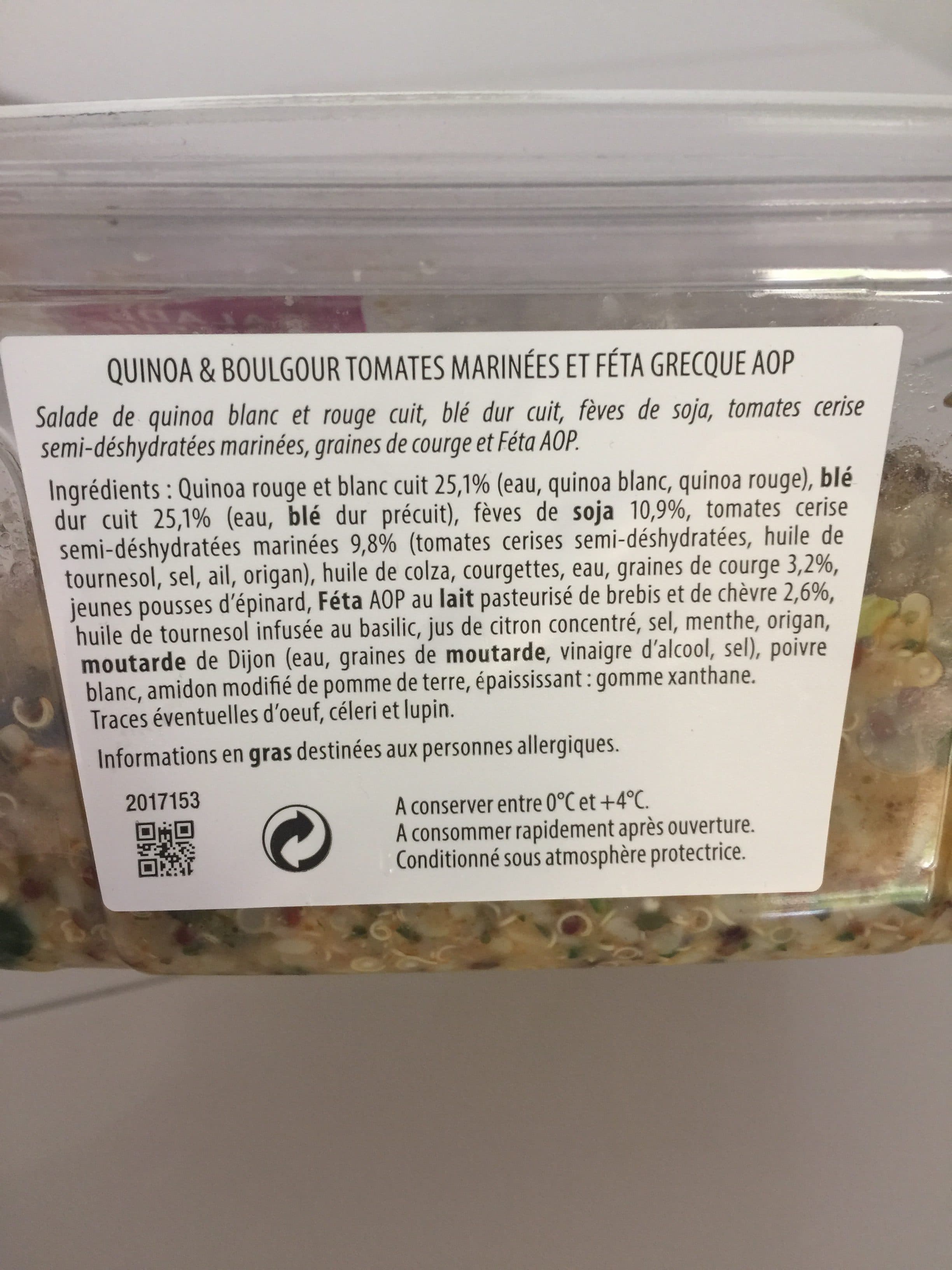 Casino La cretoise salade quinoa feta packshot