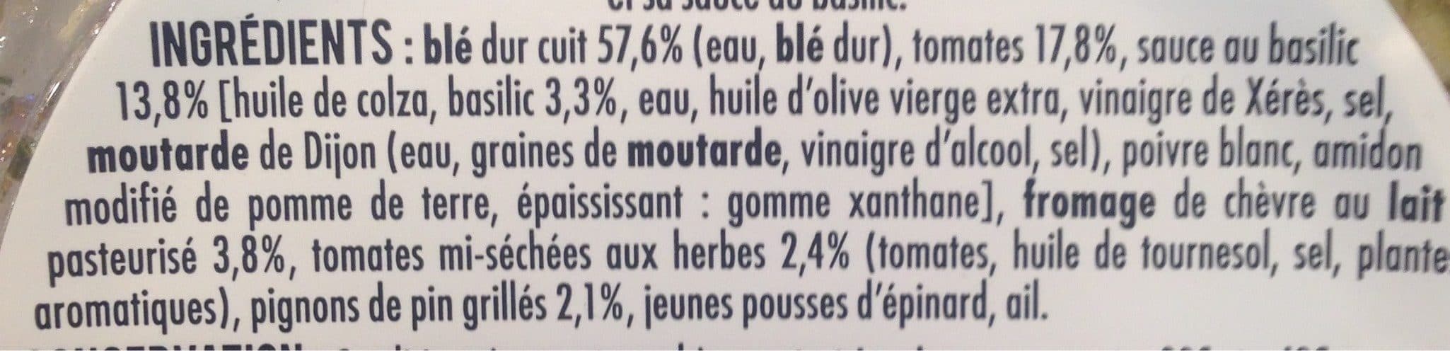 Mix Salade Veggie blé chèvre packshot